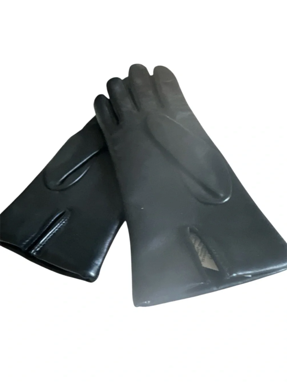 Coach Horse and Carriage Plaque Leather Tech Gloves size 6 1/2